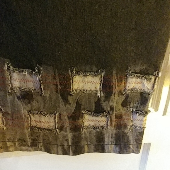 🐢Crossing Pointe - black denim skirt - Picture 2 of 8